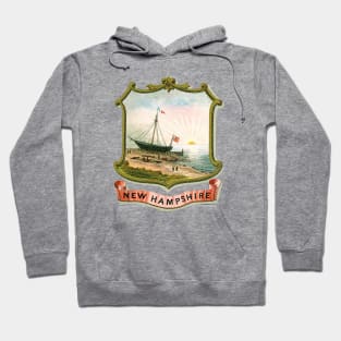 1876 New Hampshire Coat of Arms Hoodie